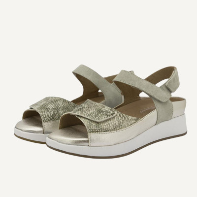 Piesanto sandalias mujer camel 260422