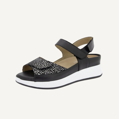 Piesanto sandalias mujer negro 260422