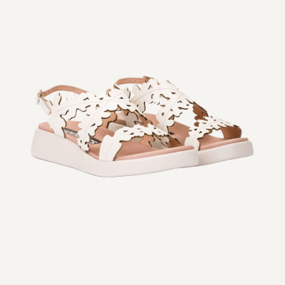 Wonders Sandalia Mujer Blanco – piel