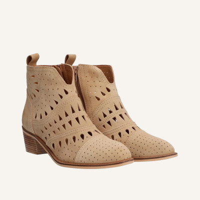 Alpe botines mujer camel 5431 1108
