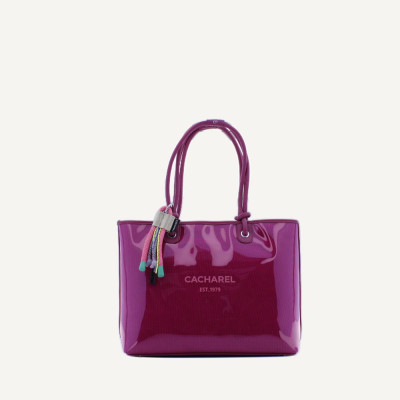 Cacharel bolso shopper fuxia 126058