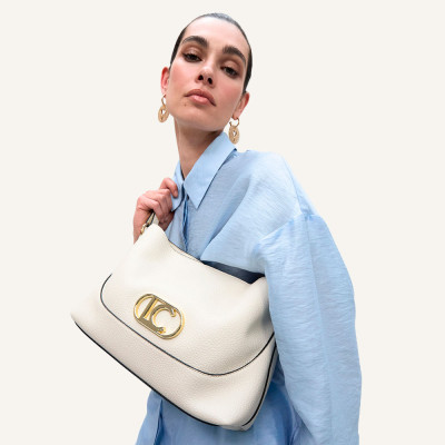 Lola Casademunt bolso beig mujer