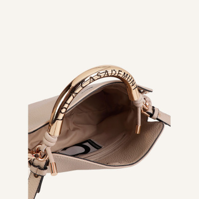 Lola Casademunt bolso beig mujer