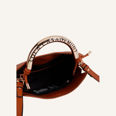 Lola Casademunt bolso camel mujer