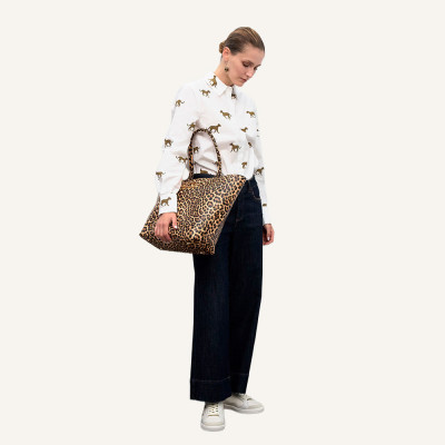 Lola Casademunt bolso marron mujer