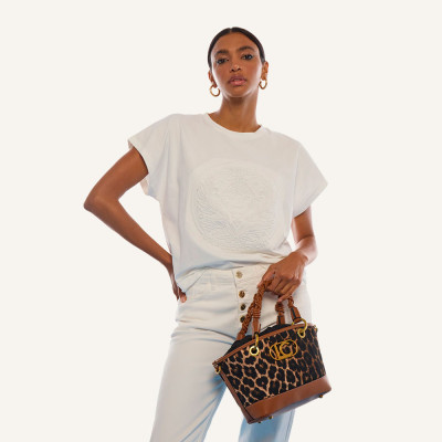 Lola Casademunt bolso marron mujer