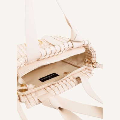 Lola Casademunt bolso beig mujer