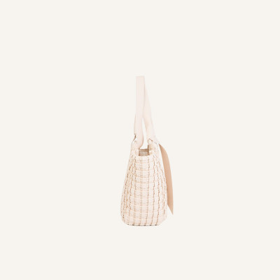 Lola Casademunt bolso beig mujer