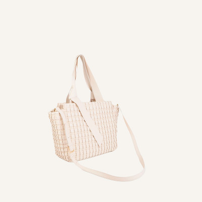 Lola Casademunt bolso beig mujer
