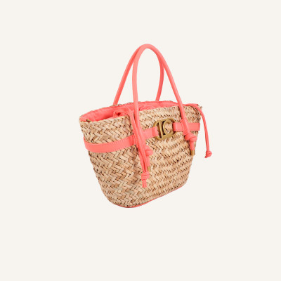 Lola Casademunt bolso beig mujer