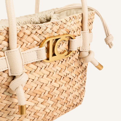 Lola Casademunt bolso beig mujer