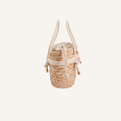 Lola Casademunt bolso beig mujer