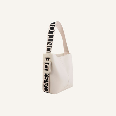 Lola Casademunt bolso beig mujer