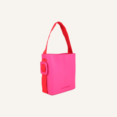Lola Casademunt bolso fuxia mujer
