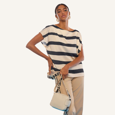 Lola Casademunt bolso beig mujer