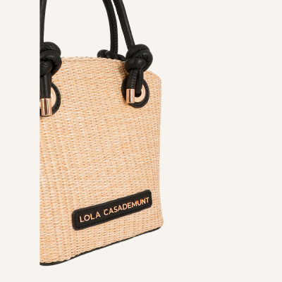Lola Casademunt bolso beig mujer