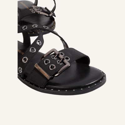 Lola Casademunt sandalias negro mujer
