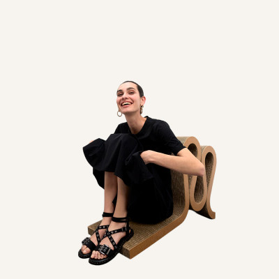 Lola Casademunt sandalias negro mujer