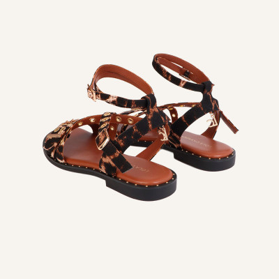 Lola Casademunt sandalias marron mujer