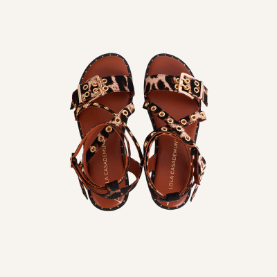 Lola Casademunt sandalias marron mujer