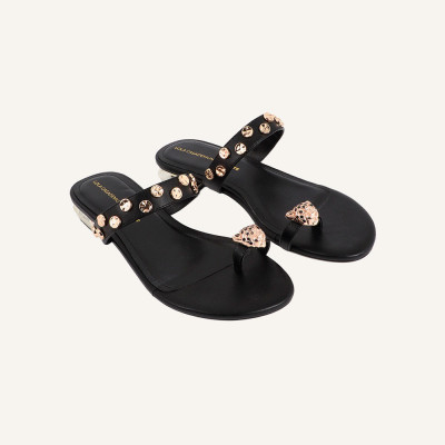 Lola Casademunt sandalias negro mujer