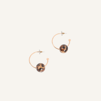 Lola pendientes aro metal multicolor | Lázaro