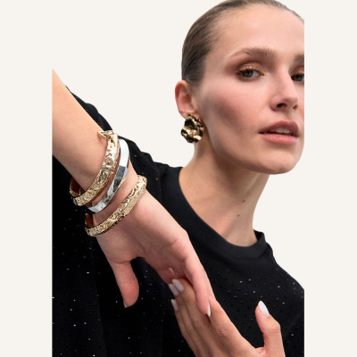 Lola pulsera dorado | Lázaro