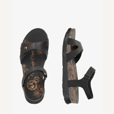 Panama Jack sandalias negro mujer Sulia Basics B2