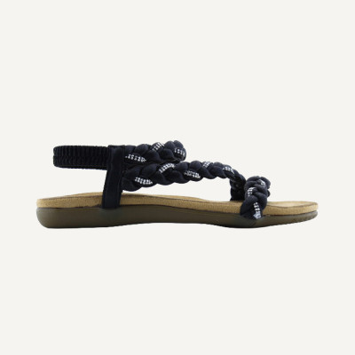 Be Casual sandalias negro mujer