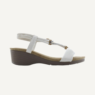 Be Casual sandalias beig mujer