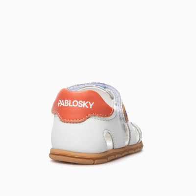 Pablosky Sandalia semiabierta Blanco 067300
