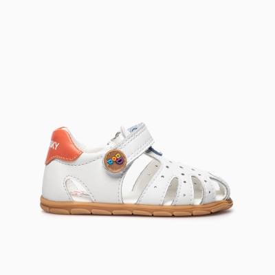 Pablosky Sandalia semiabierta Blanco 067300