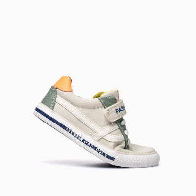 Pablosky zapatillas deportivas niño beige | Lazaro
