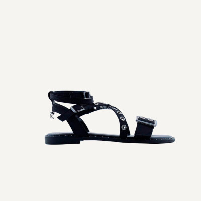 Lola Casademunt sandalias negro mujer