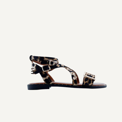 Lola Casademunt sandalias marron mujer