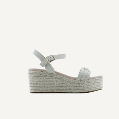 Lola Casademunt sandalias beig mujer