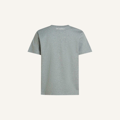 Karl Lagerfeld camiseta mujer negra algodón orgánico | Lázaro