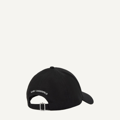 Karl Lagerfeld camiseta mujer negra algodón orgánico | Lázaro