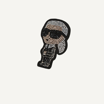 Karl Lagerfeld camiseta mujer negra algodón orgánico | Lázaro