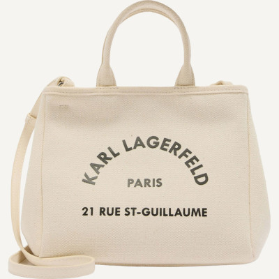 Karl Lagerfeld bolso beige canvas B2W50003