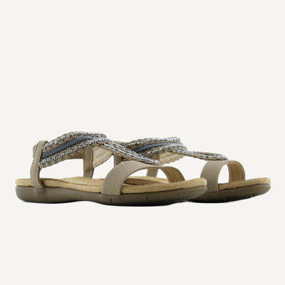 Be Casual Sandalias Mujer Taupe