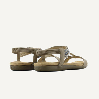 Be Casual Sandalias Mujer Taupe