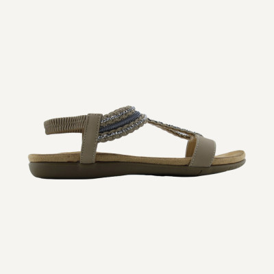 Be Casual Sandalias Mujer Taupe