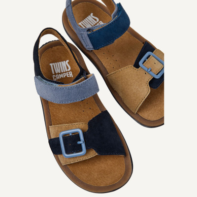 Camper sandalias niño azul arena K800672002