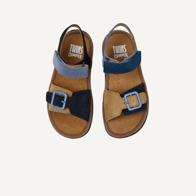 Camper sandalias niño azul arena K800672002