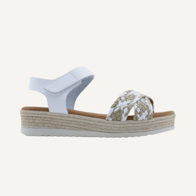 Be Casual Sandalias Mujer Blanco