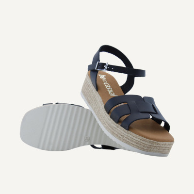 Be Casual Sandalias Mujer Negro
