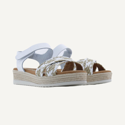 Be Casual Sandalias Mujer Blanco