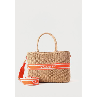 Valentino Bags Bolso Mujer Beig – rafia y textil
