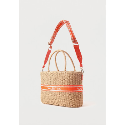 Valentino Bags Bolso Mujer Beig – rafia y textil